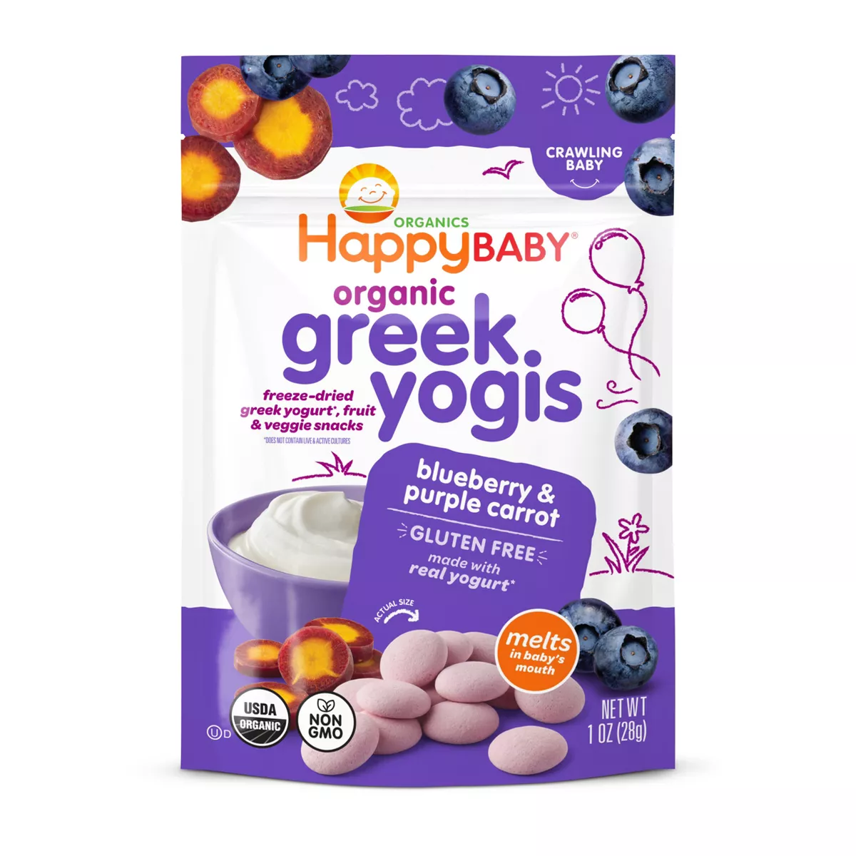 Yogis Blueberry and Purple Carrot 1oz