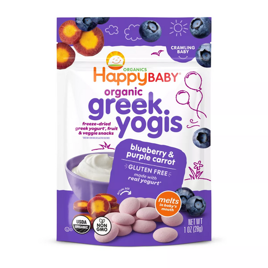Yogis Blueberry and Purple Carrot Baby Snacks 1oz