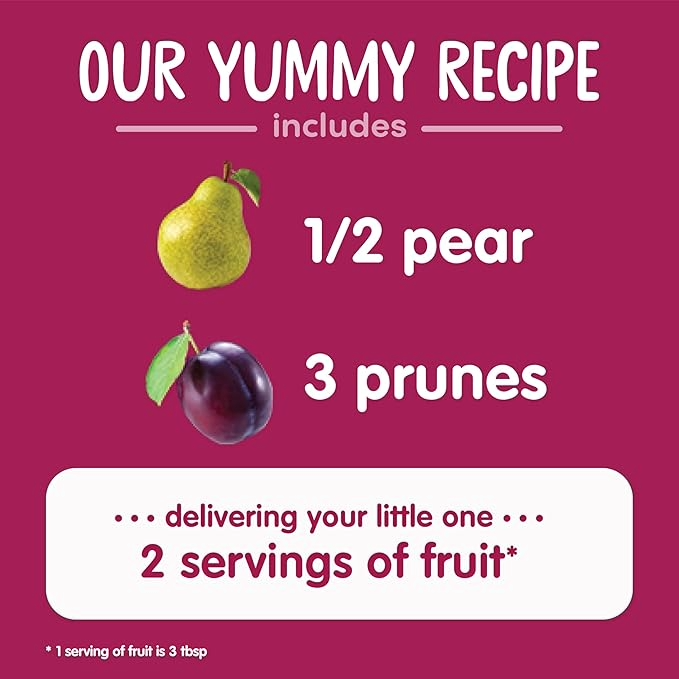 S2 Jar Pear and Prune 4oz