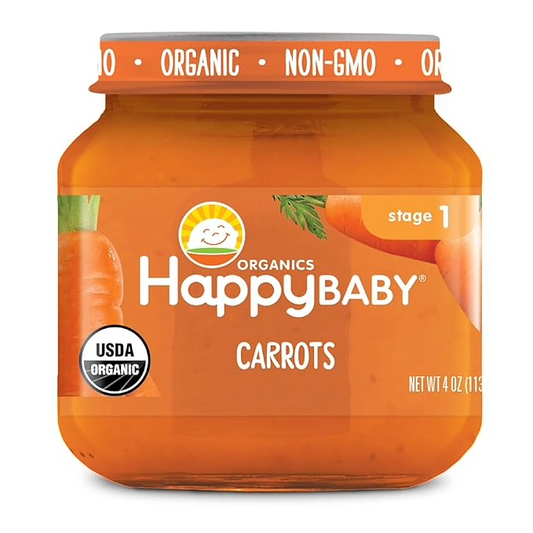 Carrots Baby Food Jar 4oz