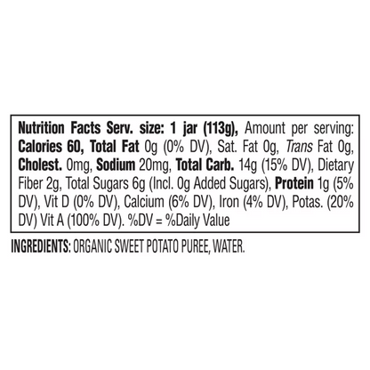 S1 Jar Sweet Potatoes 4oz