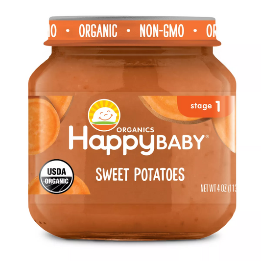 Sweet Potato Baby Food Jar 4oz