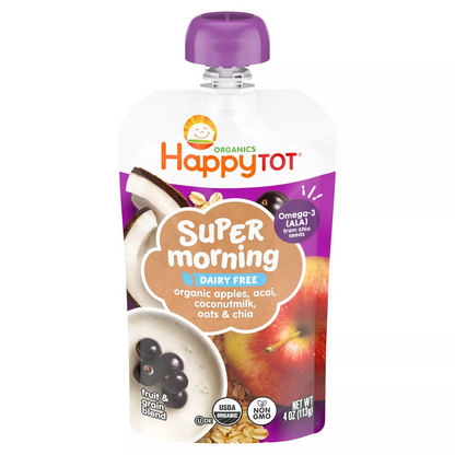 Super Morning Apples, Acai, C/nut Milk, Oats & Chia 4oz