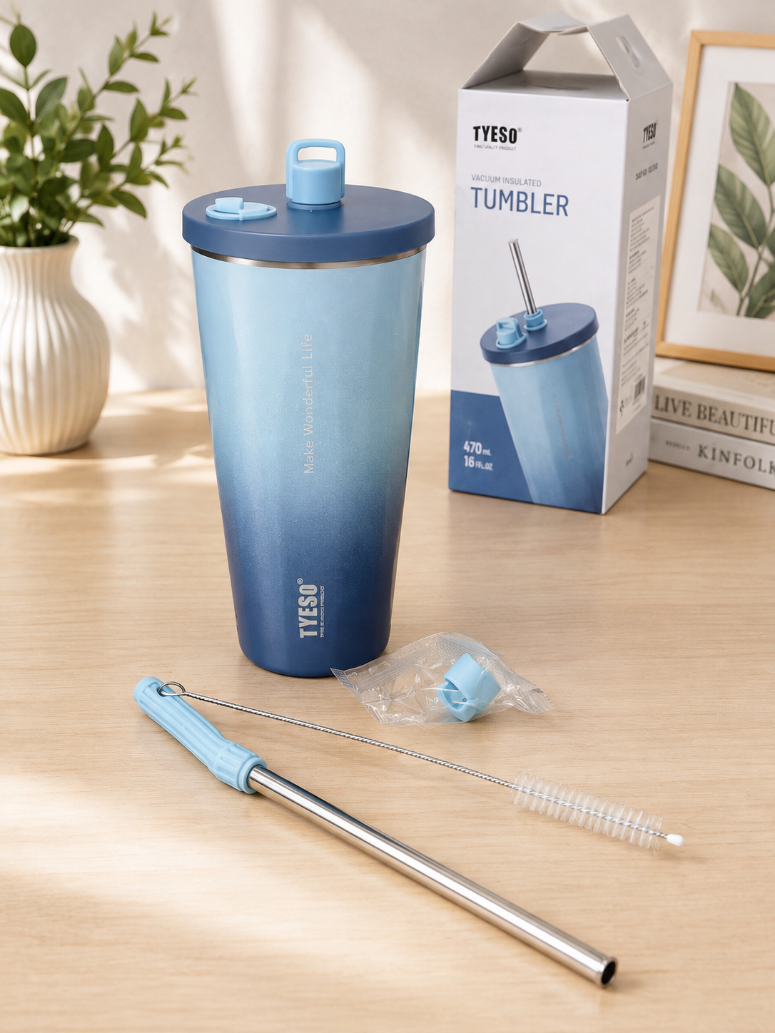 Insulated Vacuum Tumbler 470ml 7Asst