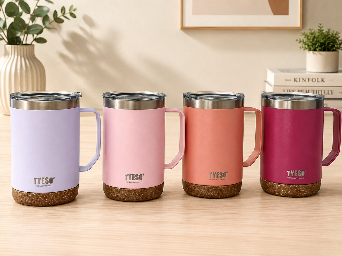 Insulated Vacuum Mug 530ml 8Asst