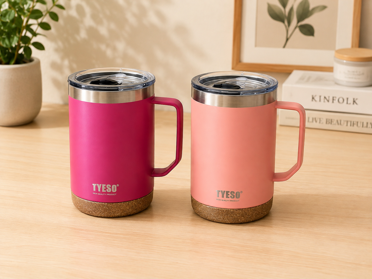 Insulated Vacuum Mug 530ml 8Asst