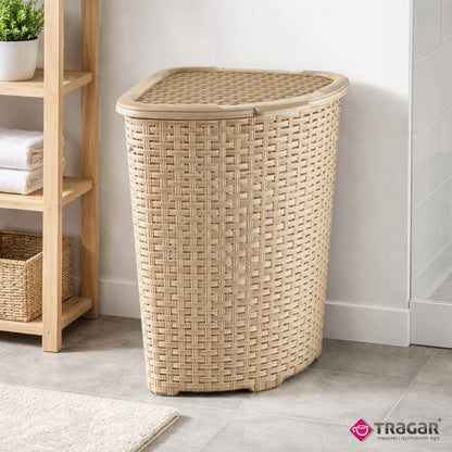 Rattan Laundry Basket 52Lt