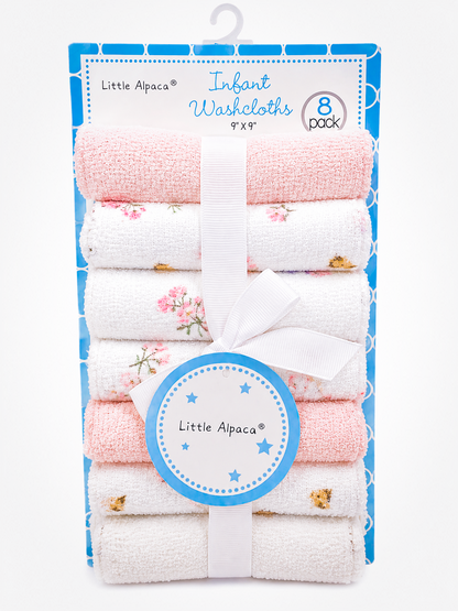 Baby Washcloth 8pc Set Asst.