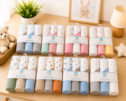 Baby Hooded Towel set 3pc
