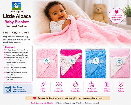 Baby Reversable Blanket Asst.