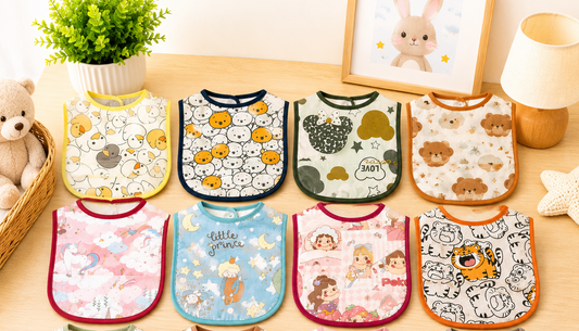 Baby Bib with Assorted Prints