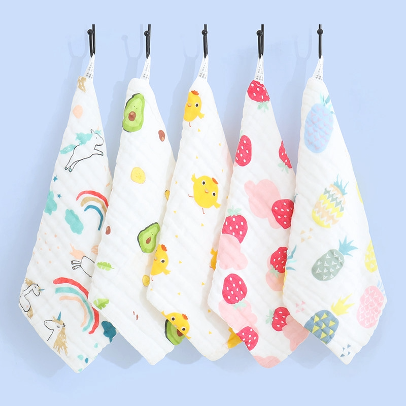 Baby Muslin Washcloth Assorted