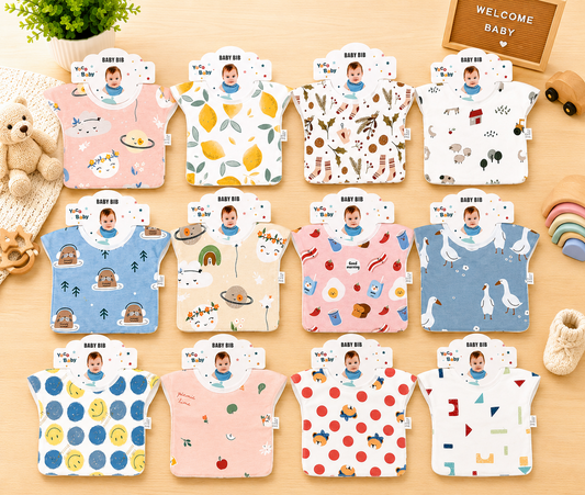 Baby Bib with Assorted Prints