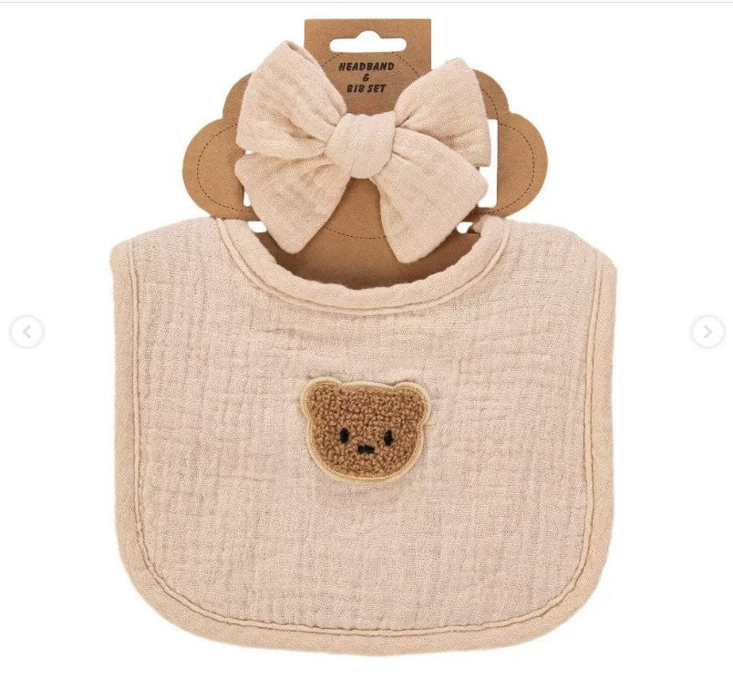 Baby Muslin Headband Set 2pc