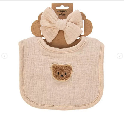 Baby Muslin Headband Set 2pc