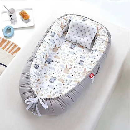 Baby Lounger Bed w/Pillow