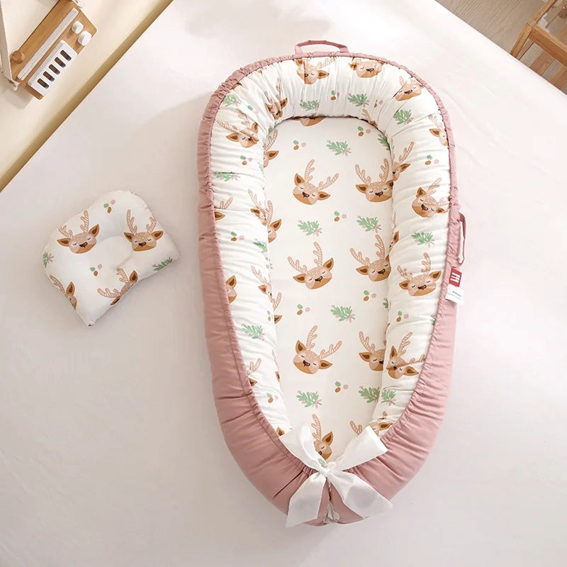 Baby Lounger Bed w/Pillow