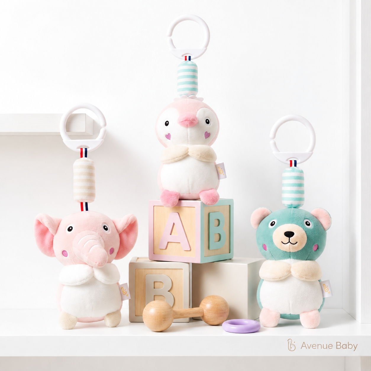 Baby Rattle Plush Toy