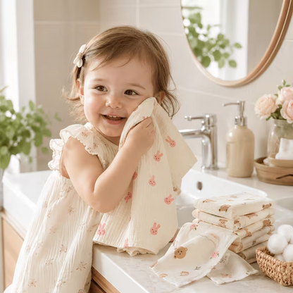 Baby Face Muslin Towel 100% Cotton