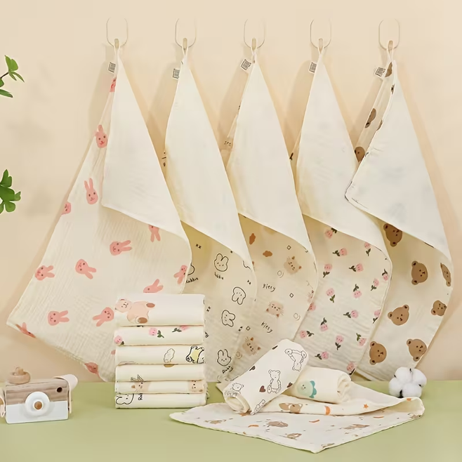Baby Face Muslin Towel 100% Cotton