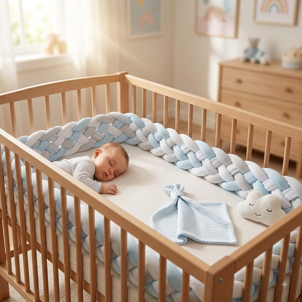 Baby Bed Fabric Fence Asst