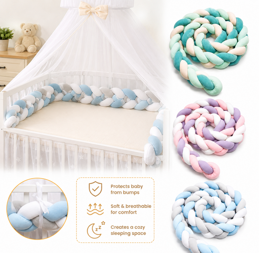 Baby Bed Fabric Fence Asst