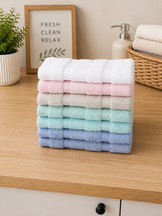 Soft Lux Face Towel 100 Cotton (34x34cm)