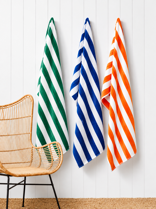 Stripe Beach Bath Towel 100% Cotton (75x150cm)