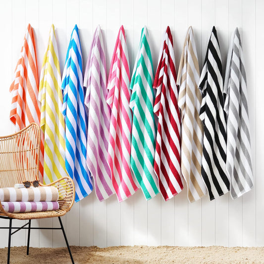 Stripe Beach Bath Towel 100% Cotton (75x150cm)