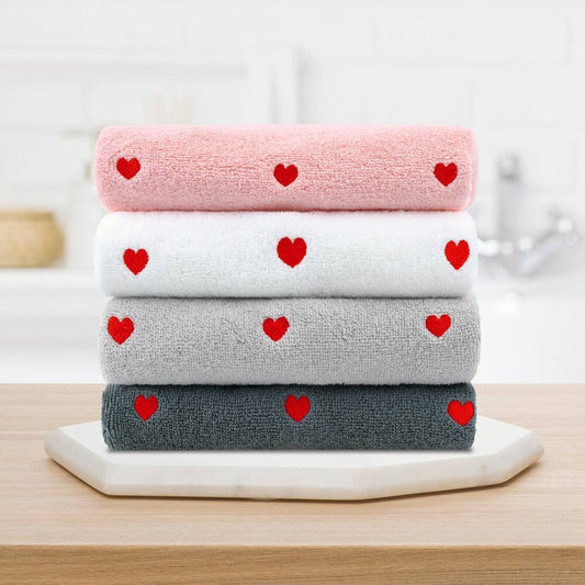 Kids Heart Hand Towel 100% Cotton (50x90cm)