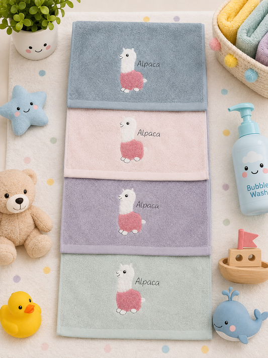 Kids Alpaca Hand Towel 100% Cotton (34x74cm)
