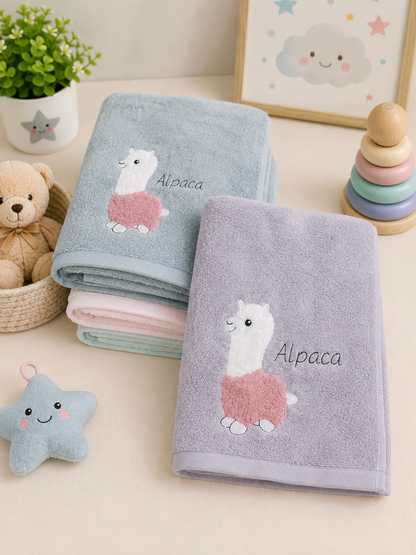 Kids Alpaca Bath Towel 100% Cotton (70x140cm)
