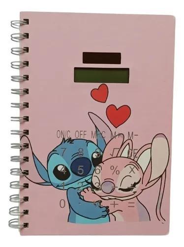 Stitch Mini Notebook w/Built-In Calculator