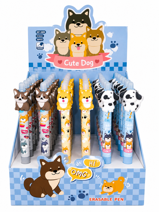 Cute Dog Erasable Pen