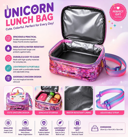 Kids Insulated Lunch Bag Assorted