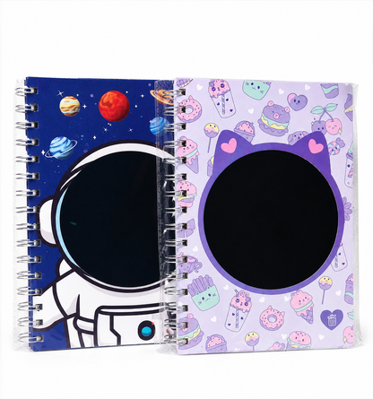 LCD Writing Tablet Notebook 2Asst.
