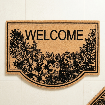 Door Mat with Asst Prints 38x58cm