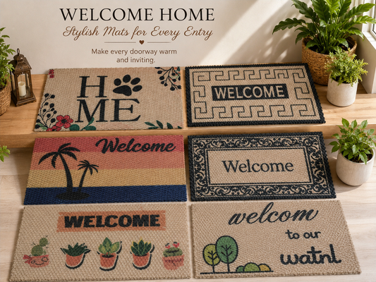 Door Mat Assorted 38x58cm