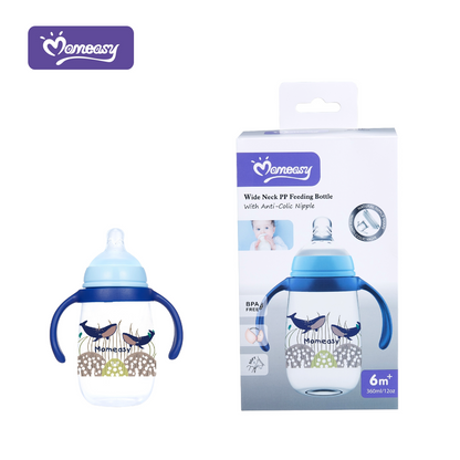 Wide Neck Baby Bottle 360ml 6m+