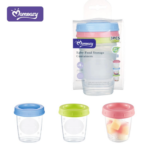 Baby Food Storage Containers 3pk