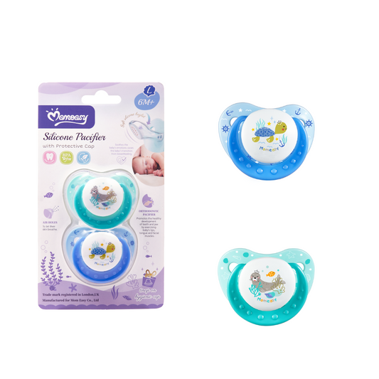 Silicone Pacifier with Cap 6m+