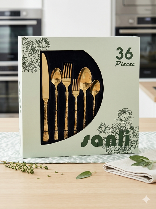 Cutlery Set 36pc Gold