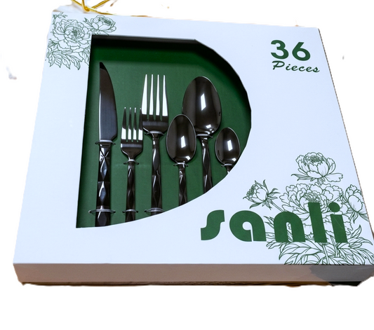 Cutlery Set 36pc Onyx w/Pttrn