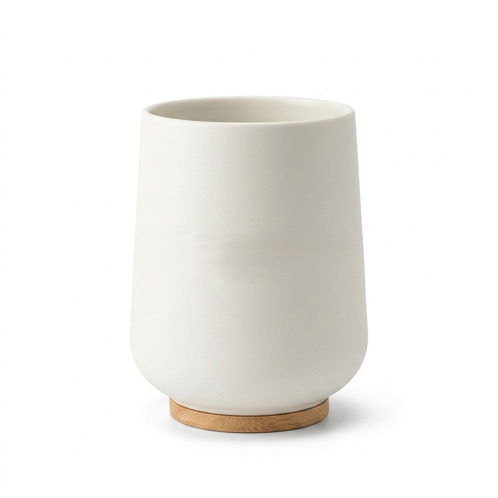 Multipurpose Bathroom Cup Off White