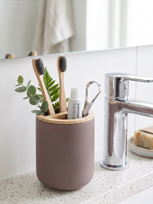 Toothbrush Holder Brown
