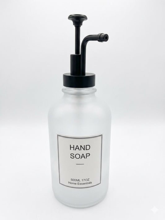 Glass Soap Dispenser Frost 17oz