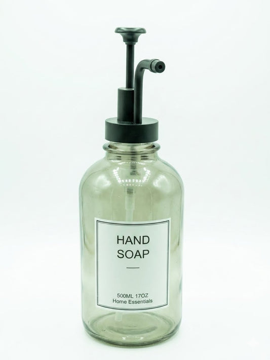 Glass Soap Dispenser Olive 17oz