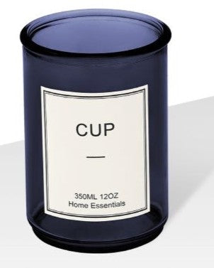 Glass Cup Holder 12oz Navy