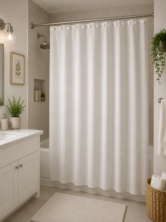 Shower Curtain Light Grey