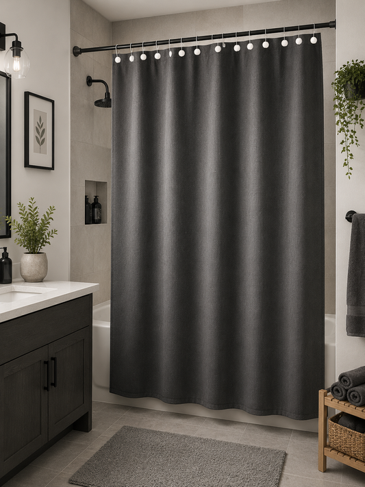 Shower Curtain Black